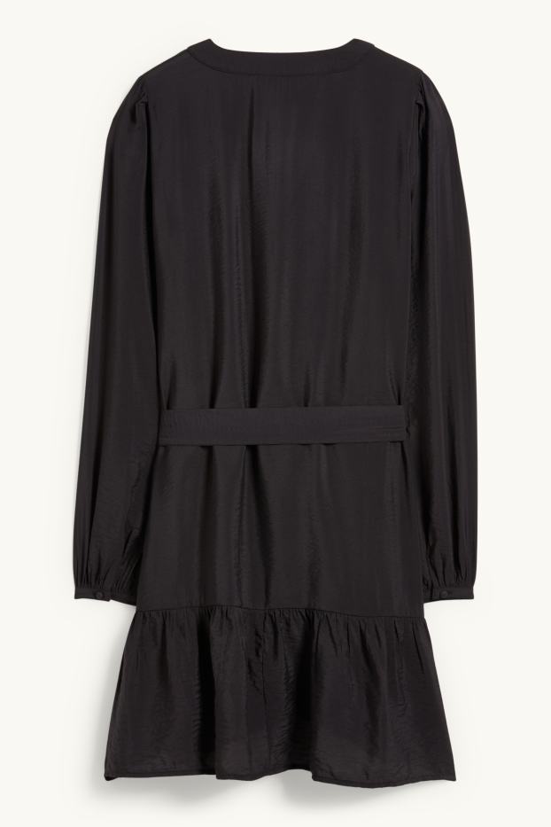 Women - A-line dress - black