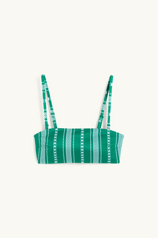 Damen - Bikini-Top - Bandeau - wattiert - LYCRA® XTRA LIFE™ - grün