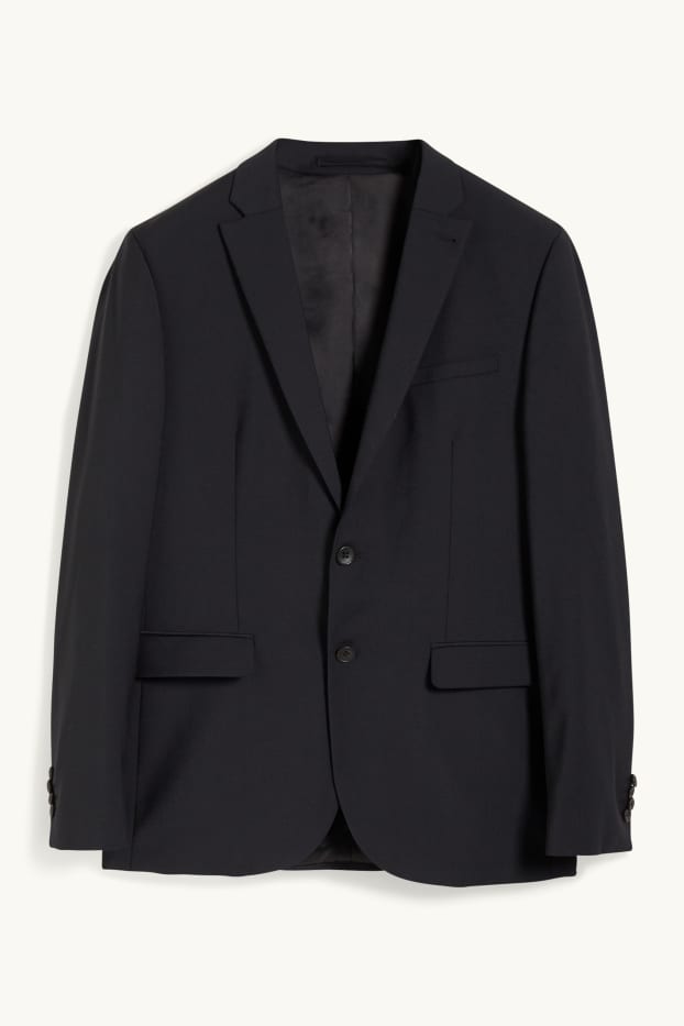 Herren - Baukasten-Sakko - Slim Fit - Flex - LYCRA® - schwarz