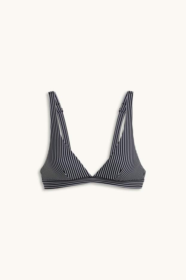 Women - Bikini top - padded - non-wired - LYCRA® XTRA LIFE™ - black / white
