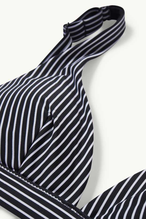 Women - Bikini top - padded - non-wired - LYCRA® XTRA LIFE™ - black / white
