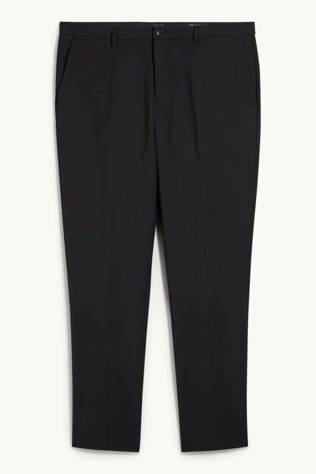 Hommes - Pantalon de costume - slim fit - Flex - 4 Way Stretch - LYCRA® - bleu foncé