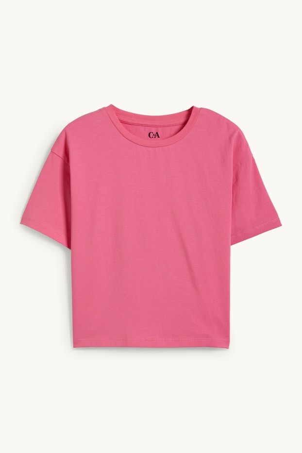 Kinder Mädchen - Kurzarmshirt - pink