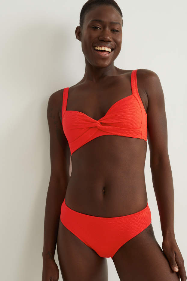 Femmes - Haut de bikini - ampliforme - sans armatures - LYCRA® XTRA LIFE™ - rouge