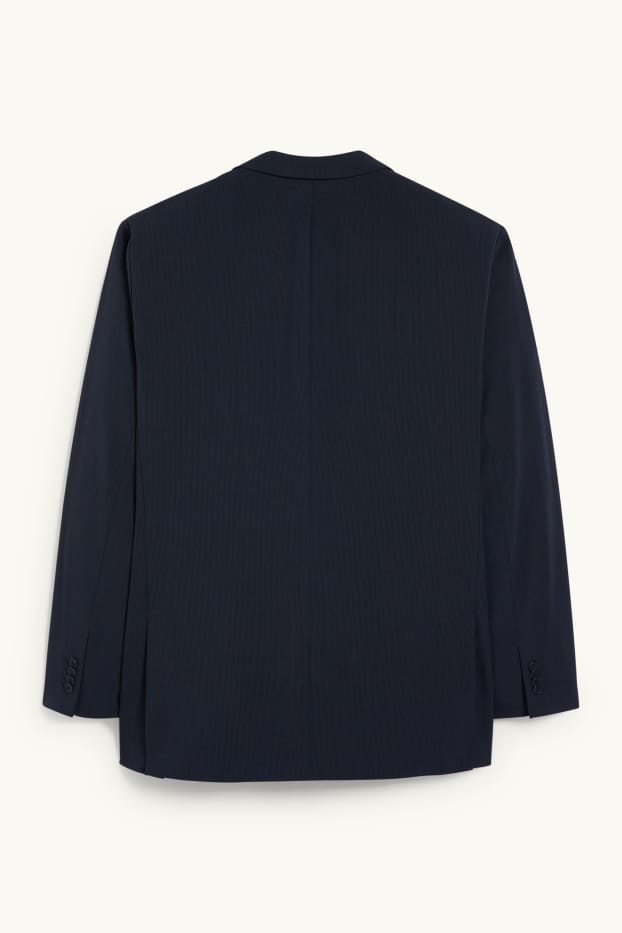 Hommes - Veste de costume - regular fit - Flex  - bleu foncé