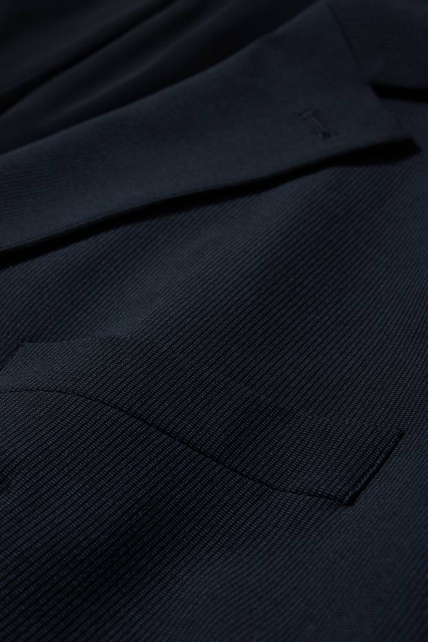 Hommes - Veste de costume - regular fit - Flex  - bleu foncé