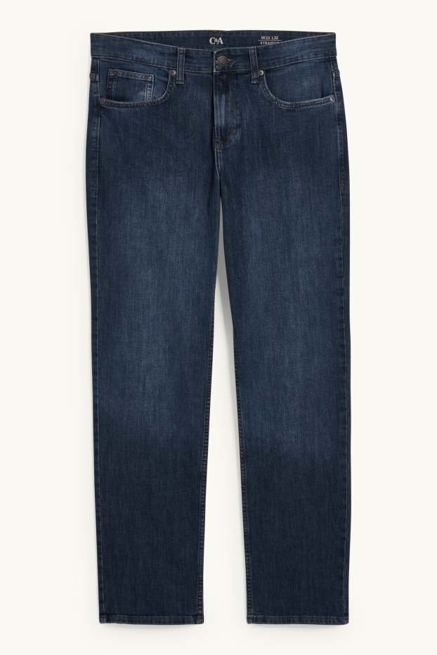 Hommes - Straight jean - LYCRA® - jean bleu foncé