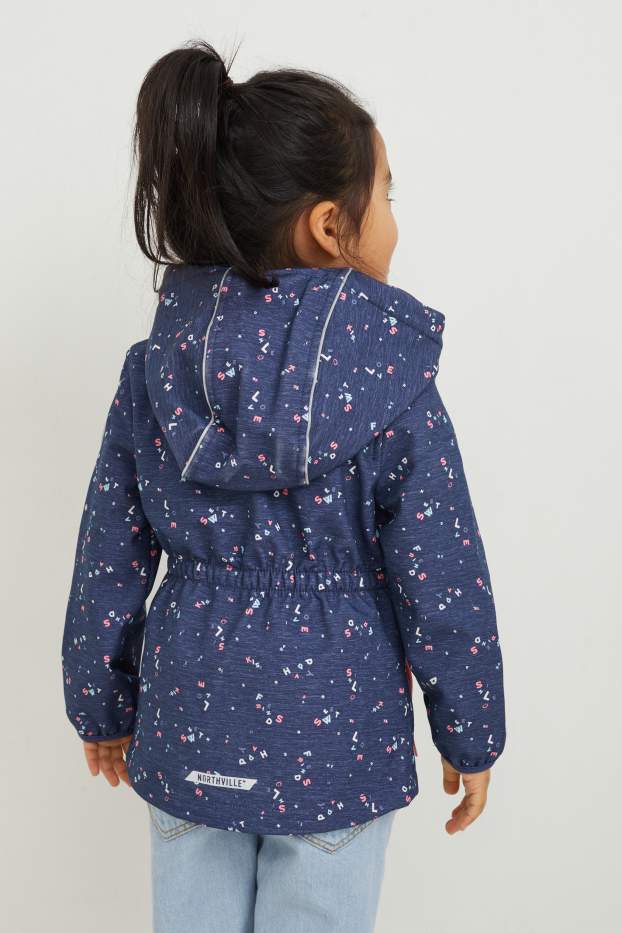 Enfants filles - Veste fonctionnelle à capuche - bleu foncé