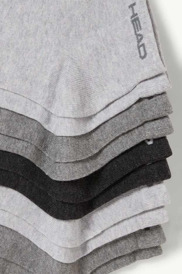 Men - HEAD - multipack of 5 - short socks - gray