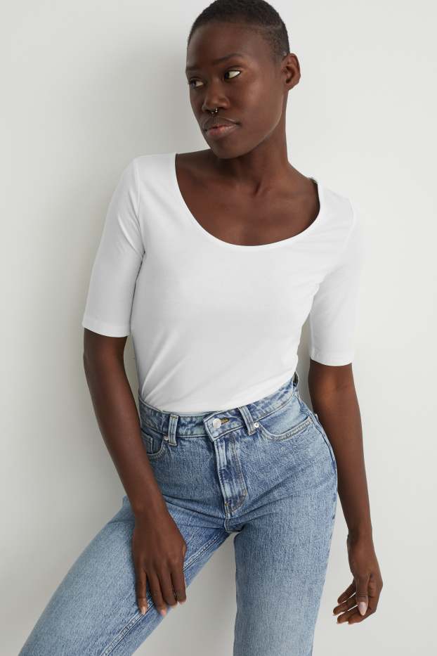 Femmes - T-shirt - blanc