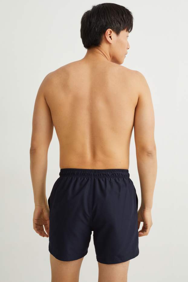 Hommes - Short de bain - bleu foncé