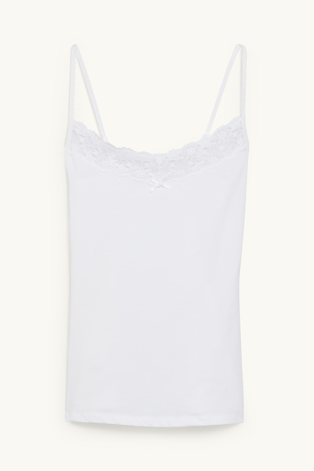 Femmes - Caraco - blanc