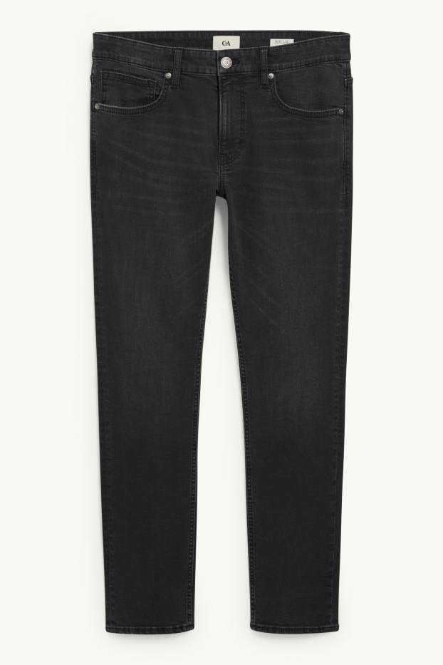 Heren - Skinny jeans - jeansdonkergrijs