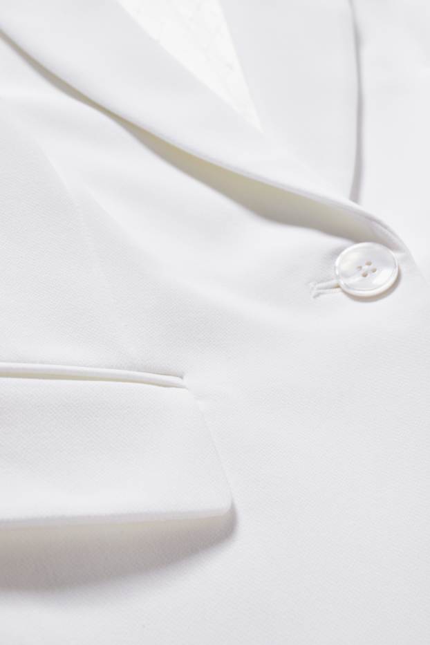 Women - Business blazer - regular fit - white