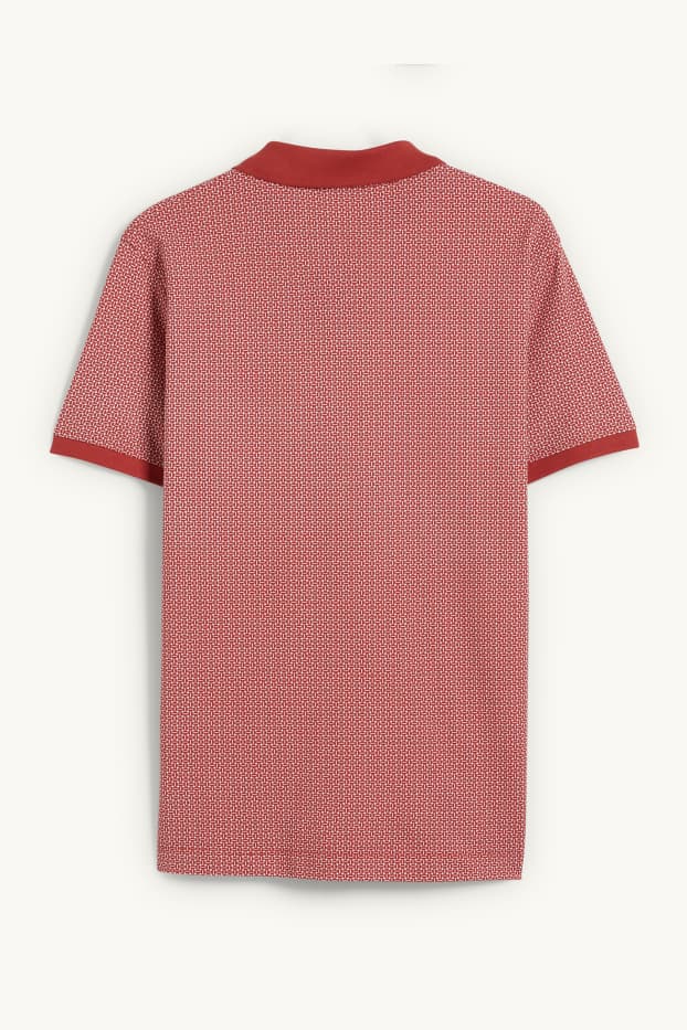 Hommes - Polo - rouge