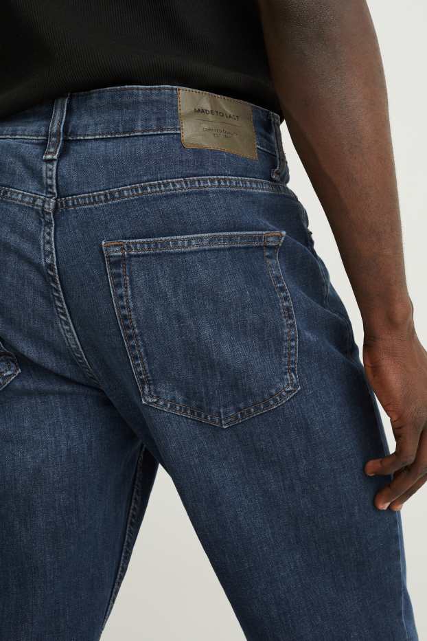 Hommes - Straight jean - LYCRA® - jean bleu foncé