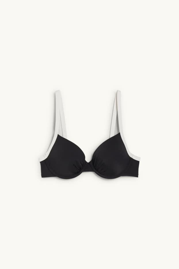 Damen - Bikini-Top mit Bügel - wattiert - LYCRA® XTRA LIFE™ - schwarz