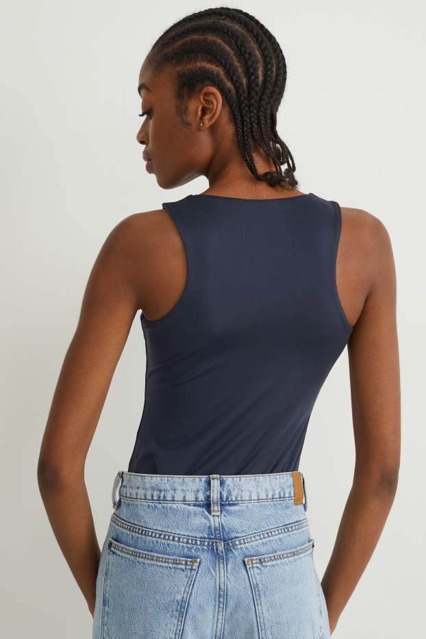 Femmes - Body basique - bleu foncé