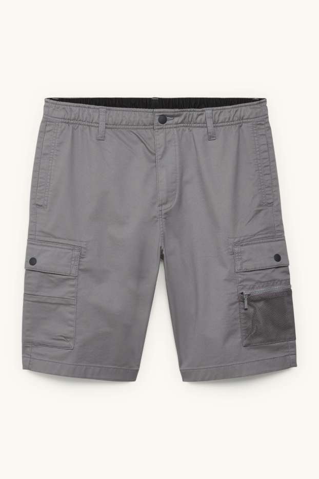 Herren - Cargoshorts - grau