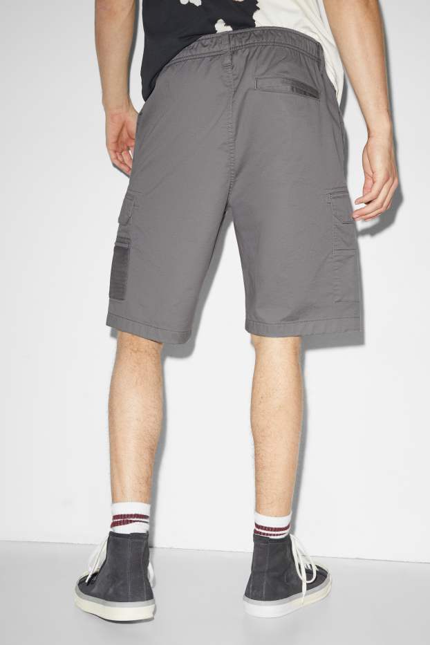 Herren - Cargoshorts - grau