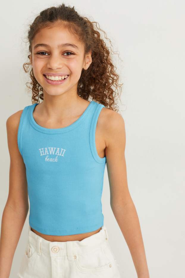 Enfants filles - Lot de 3 - hauts - blanc