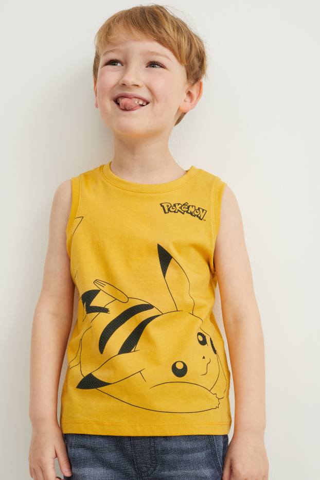 Children Boys - Pokémon - vest - yellow