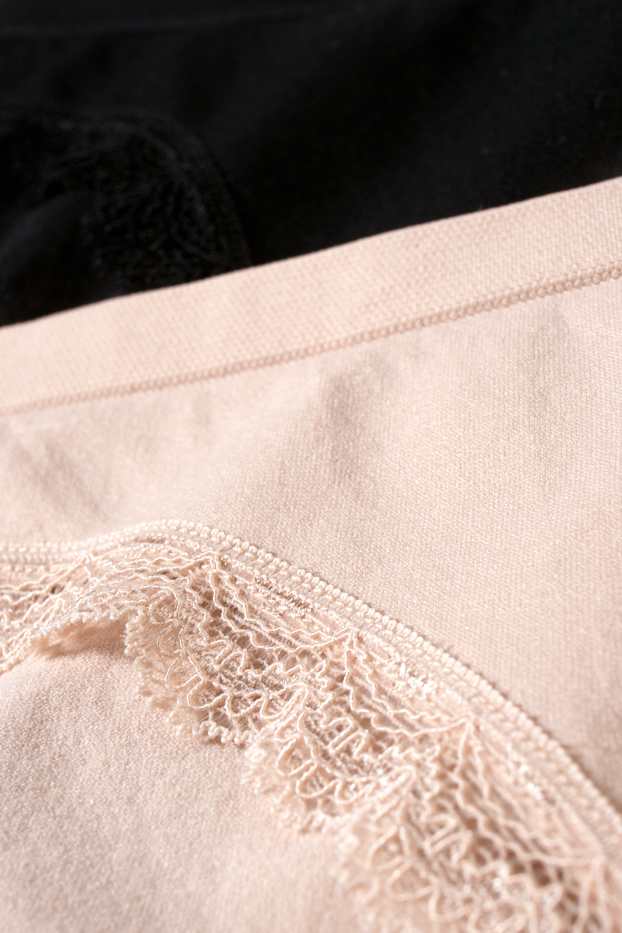 Women - Multipack of 2 - maternity briefs - light beige