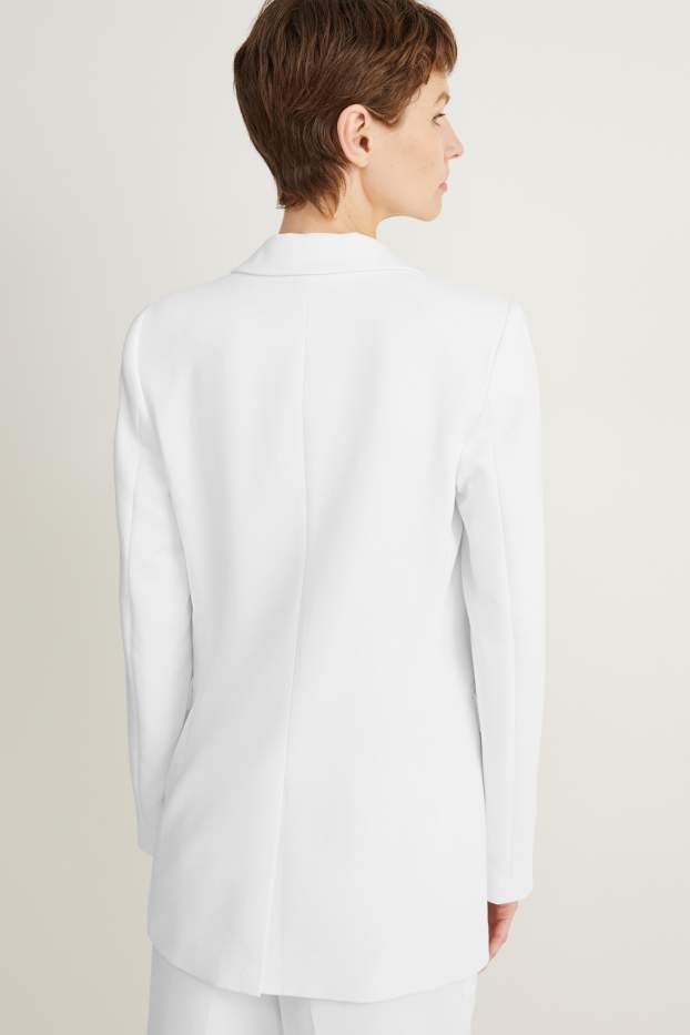 Women - Business blazer - regular fit - white