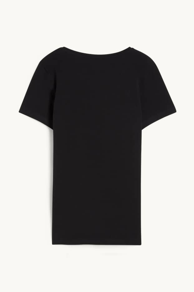 Femmes - T-shirt - noir