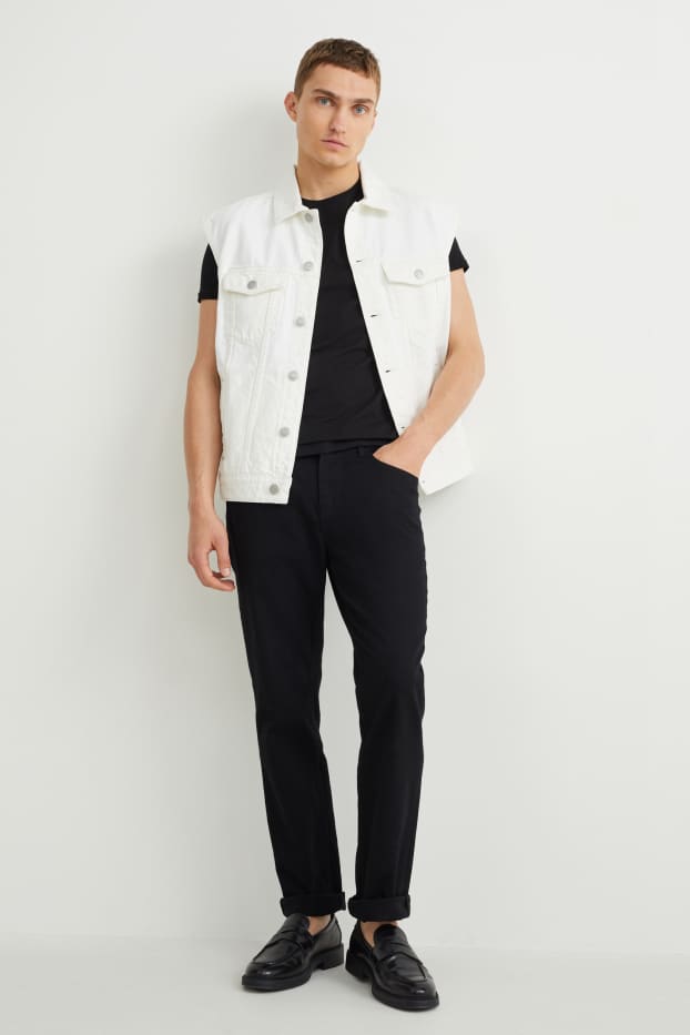 Herren - Hose - Regular Fit - schwarz