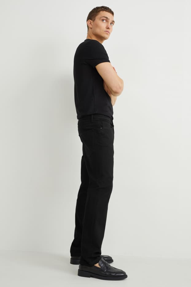 Herren - Hose - Regular Fit - schwarz