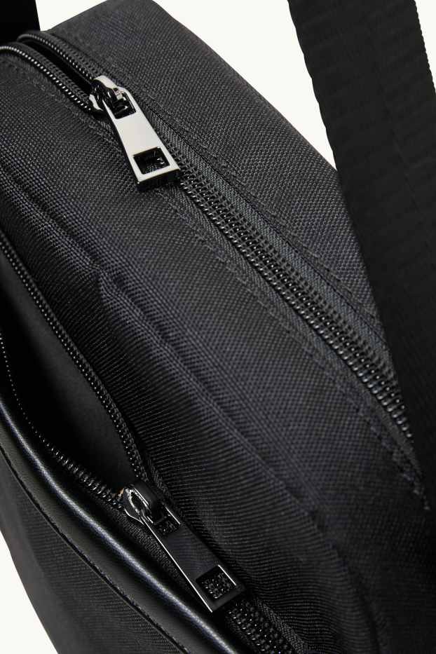 Bărbați - Geantă de umăr - negru