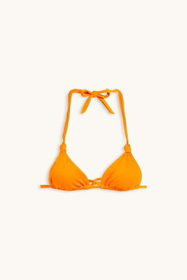 Women - Bikini top - triangle - padded - LYCRA® XTRA LIFE™ - orange