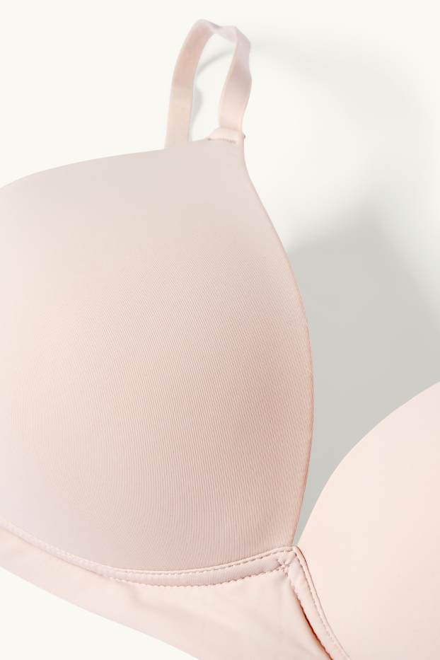 Donna - Reggiseno senza ferretti - imbottito - LYCRA® - beige chiaro