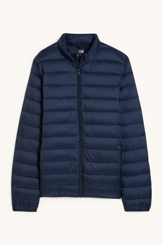 Men - Quilted jacket - dark blue