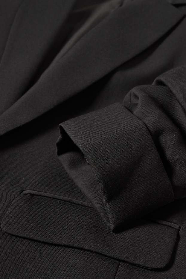 Women - Blazer - relaxed fit - black