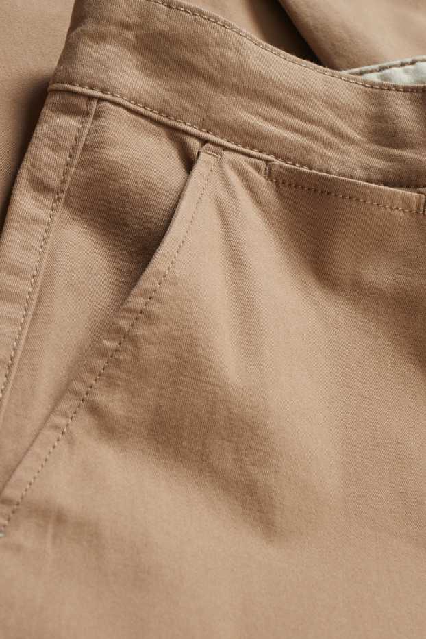 Uomo - Pantaloni chino - regular fit - marrone chiaro
