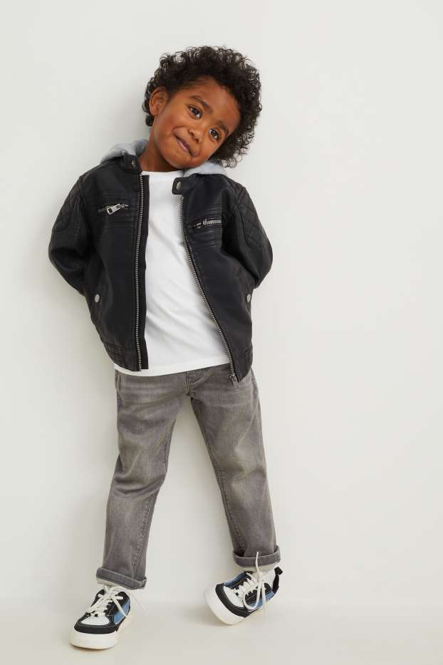 Kinder Jungen - Straight Jeans - Jog Denim - jeansgrau