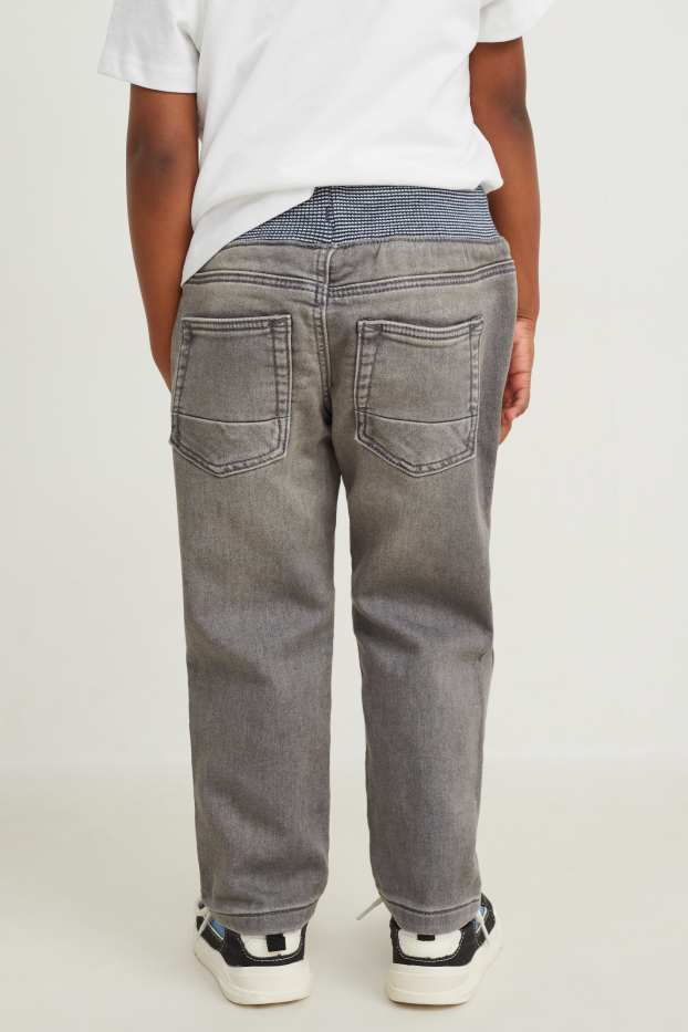 Kinder Jungen - Straight Jeans - Jog Denim - jeansgrau