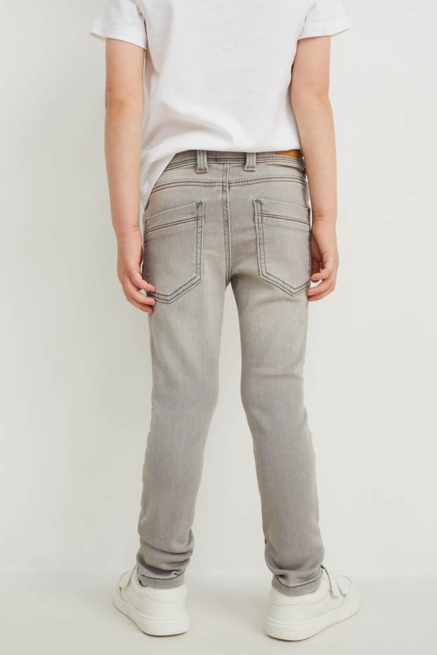 Children Boys - Skinny jeans - jog denim - denim-gray