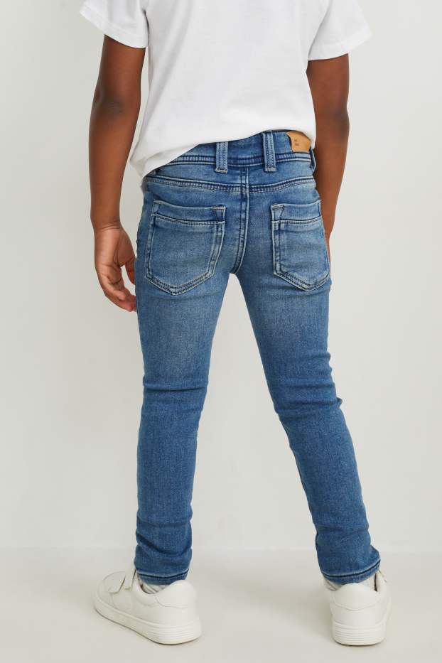 Kinder Jungen - Skinny Jeans - Jog Denim - helljeansblau