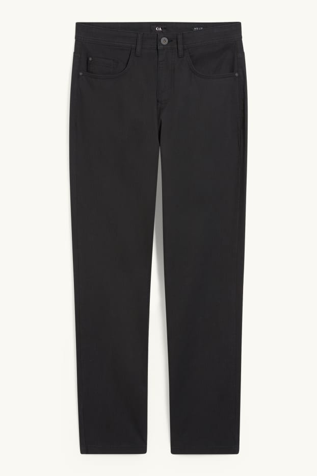 Heren - Broek - regular fit - zwart
