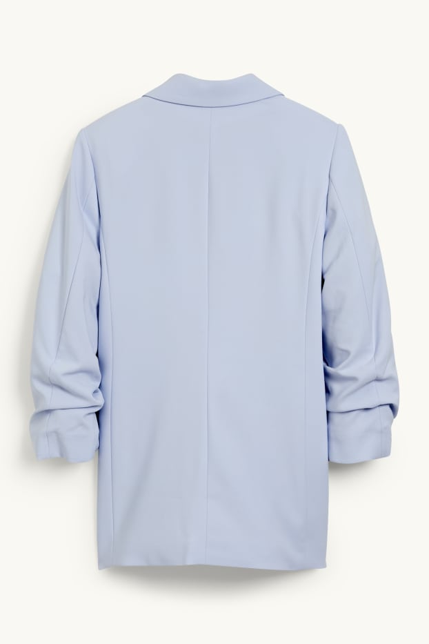 Women - Blazer - relaxed fit - light blue