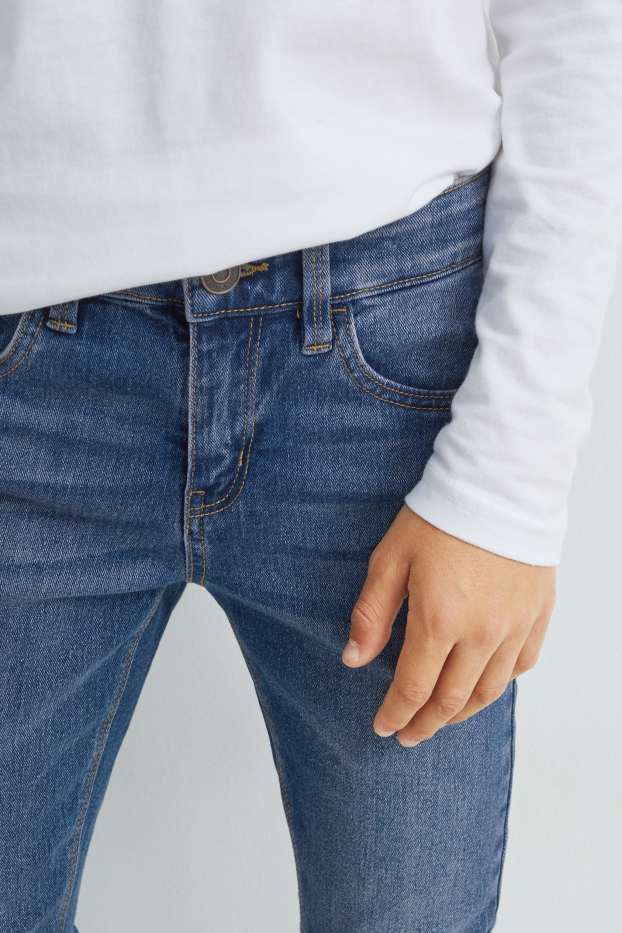 Kinderen: jongens - Skinny jeans - jeansblauw