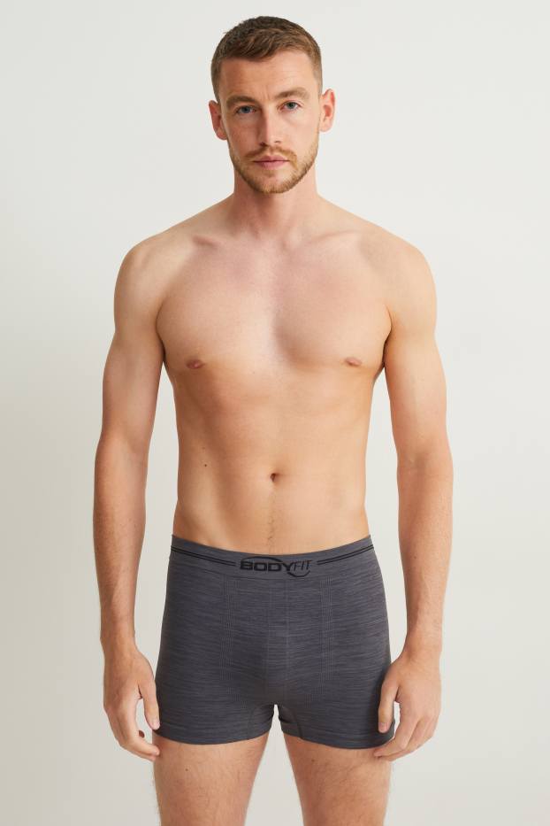 Herren - Multipack 2er - Trunks - Flex - seamless - schwarz