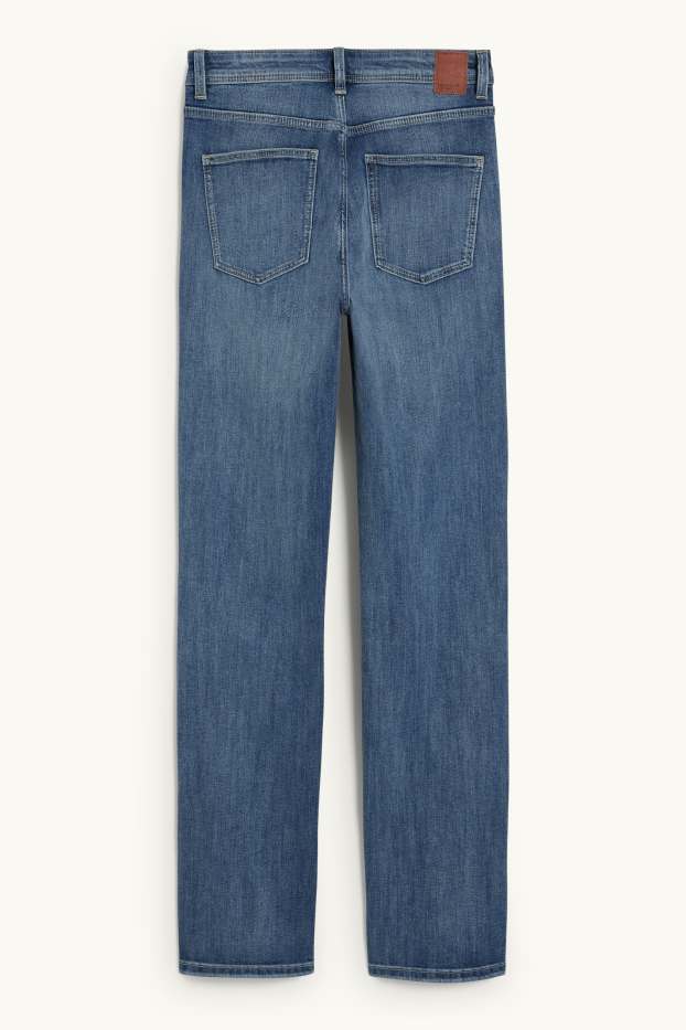 Donna - Straight jeans - vita alta - jeans azzurro