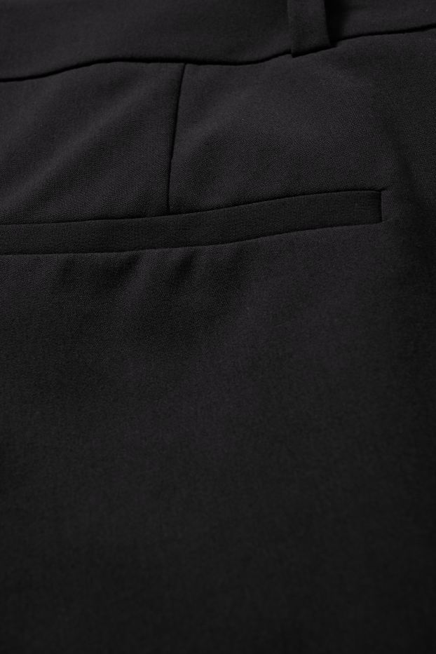 Dona - Pantalons formals - mid waist - slim fit - Mix & Match - negre