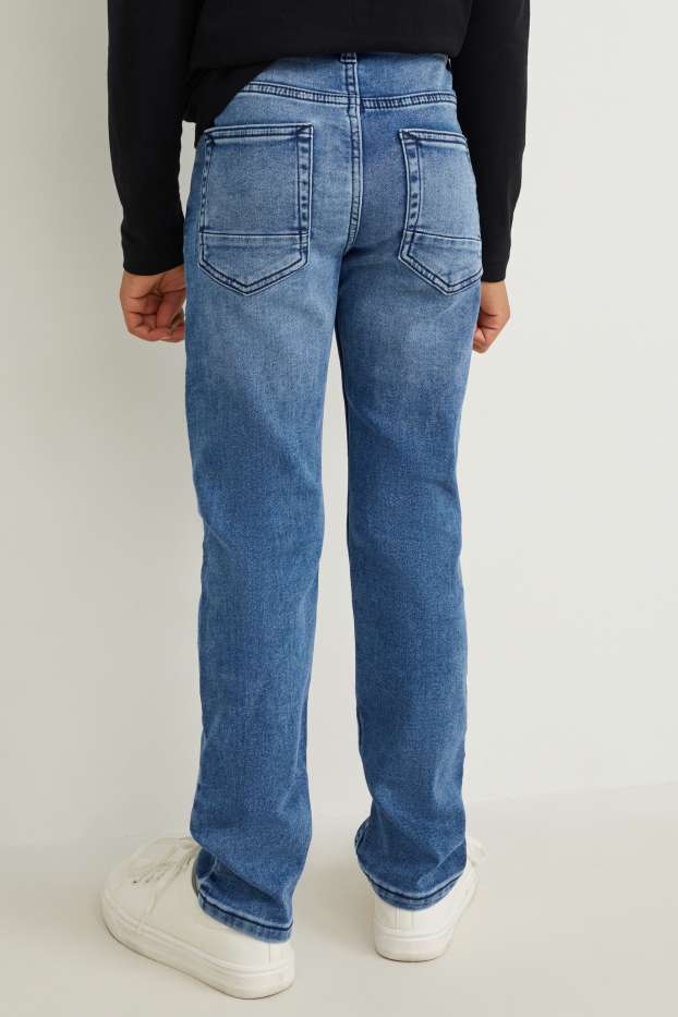 Nen - Straight jeans - texà blau