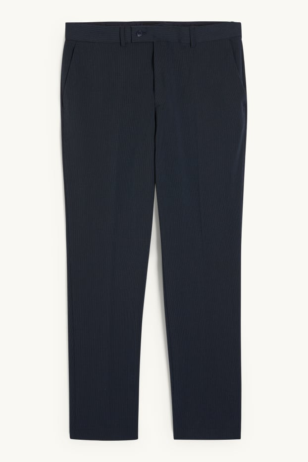 Heren - Broek uit het combi-systeem - regular fit - Flex - Stretch - Mix & Match - donkerblauw