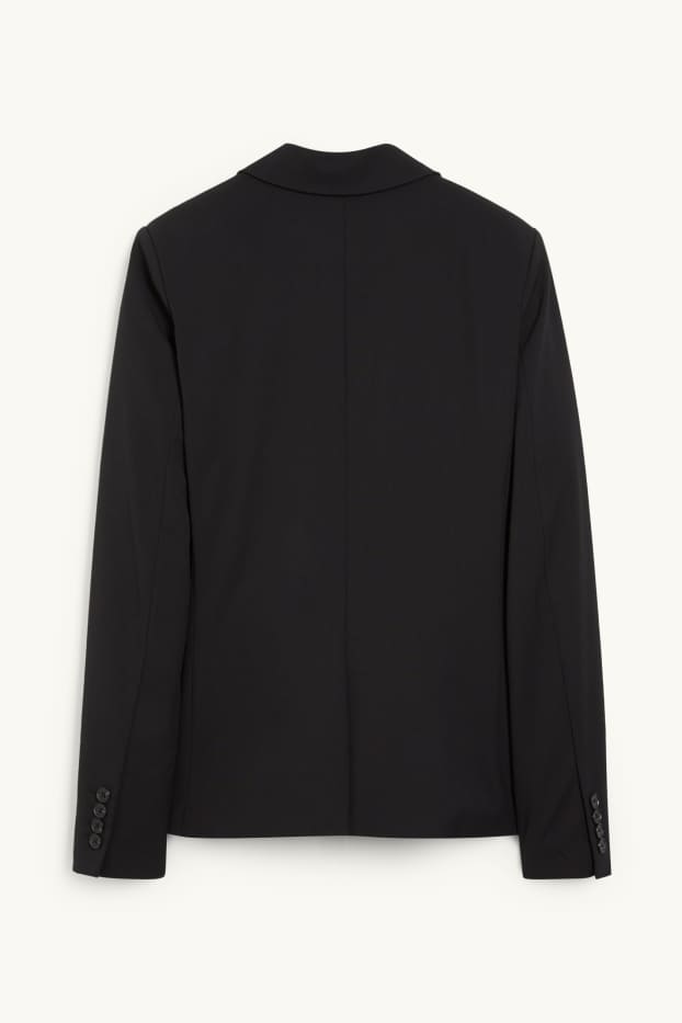Femmes - Blazer de bureau - regular fit - Mix & Match - noir